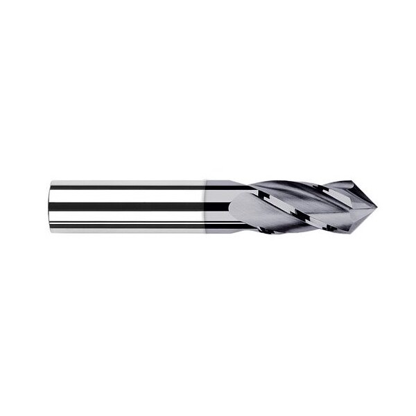 Harvey Tool 1/2 in. Cutter dia. x 2.6250 in. 2-5/8 x 90 deg. included Carbide Drill/End Mill, 4 Flutes 739332-C3 - main